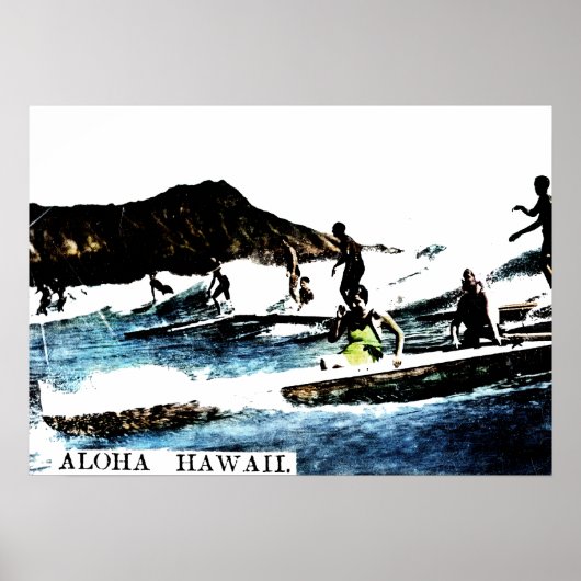 Vintag Hawaii Poster (Vorne)
