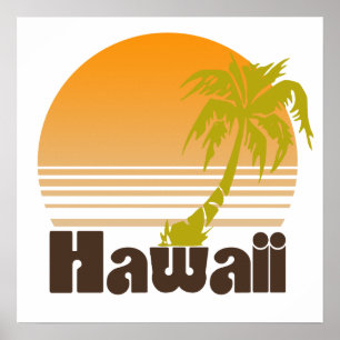 Vintag Hawaii Poster