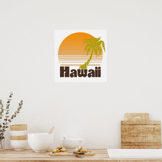 Vintag Hawaii Poster (Küche)