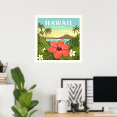 Vintag Hawaii Poster (Heimbüro)