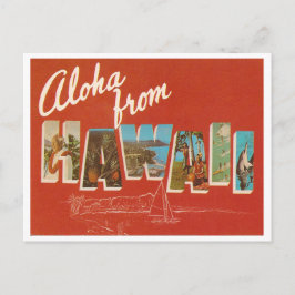 Vintag Hawaii Postkarte