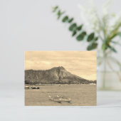 Vintag Hawaii Postkarte (Stehend Vorderseite)