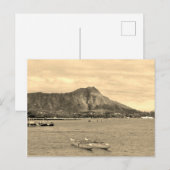 Vintag Hawaii Postkarte (Vorne/Hinten)