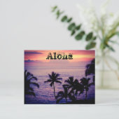 Vintag Hawaii Postkarte (Stehend Vorderseite)