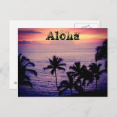 Vintag Hawaii Postkarte (Vorne/Hinten)