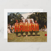 Vintag Hawaii Postkarte (Vorne/Hinten)