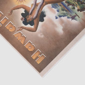 Vintag Hawaii Reisen Aloha! Seidenpapier (Ausschnitt)