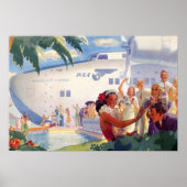Vintag Hawaii Reiseplakat Poster (Vorne)