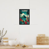 Vintag Hawaii Reiseplakat Poster (Küche)