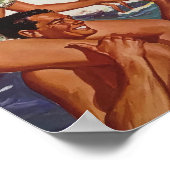 Vintag Hawaii Reiseplakat Poster (Ecke)