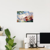 Vintag Hawaii Reiseplakat Poster (Heimbüro)