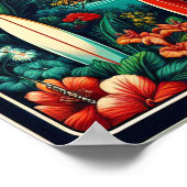 Vintag Hawaii Reiseplakat Poster (Ecke)