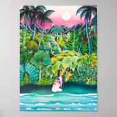 Vintag Hawaii Reiseplakat Poster (Vorne)
