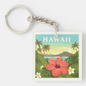 Vintag Hawaii Schlüsselanhänger (Vorderseite)