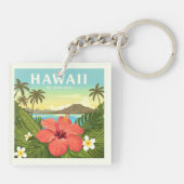 Vintag Hawaii Schlüsselanhänger (Rückseite)