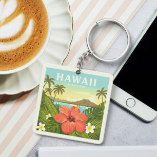 Vintag Hawaii Schlüsselanhänger