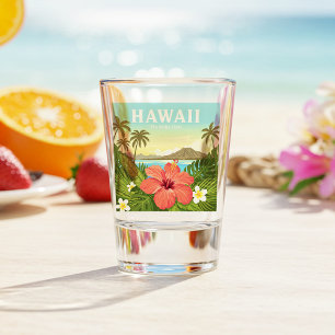 Vintag Hawaii Schnapsglas