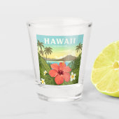 Vintag Hawaii Schnapsglas (Vorderseite)