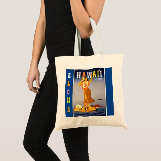 Vintag Hawaii Tragetasche (Vorderseite (Produkt))