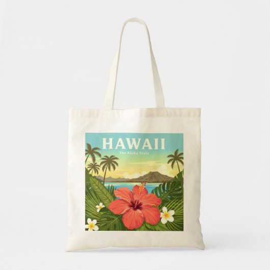 Vintag Hawaii Tragetasche (Vorne)