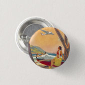 Vintag Hawaii Travel Button (Vorne & Hinten)