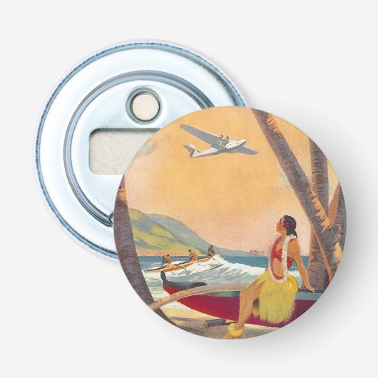 Vintag Hawaii Travel Flaschenöffner (Vorderseite)