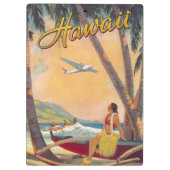 Vintag Hawaii Travel Klemmbrett (Rückseite)