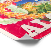 Vintag Hawaii Travel Poster (Ecke)