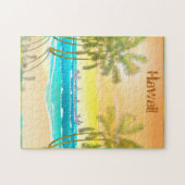 Vintag Hawaii Travel Poster Puzzle (Horizontal)