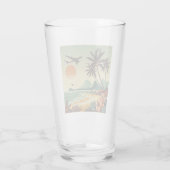 Vintag Hawaii/Tropisch Glas (Rückseite)