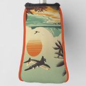 Vintag Hawaii/Tropisch Golf Headcover (Rotieren 90)