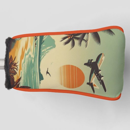 Vintag Hawaii/Tropisch Golf Headcover (Vorderseite)