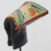 Vintag Hawaii/Tropisch Golf Headcover (3/4 Vorderseite)