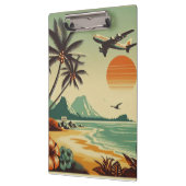 Vintag Hawaii/Tropisch Klemmbrett (Links)
