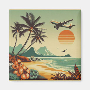 Vintag Hawaii/Tropisch Magnet