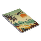 Vintag Hawaii/Tropisch Notizblock (Rechte Seite)