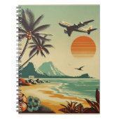 Vintag Hawaii/Tropisch Notizblock (Vorderseite)