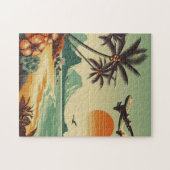 Vintag Hawaii/Tropisch Puzzle (Horizontal)