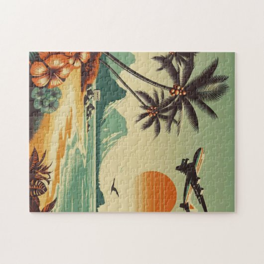 Vintag Hawaii/Tropisch Puzzle (Horizontal)