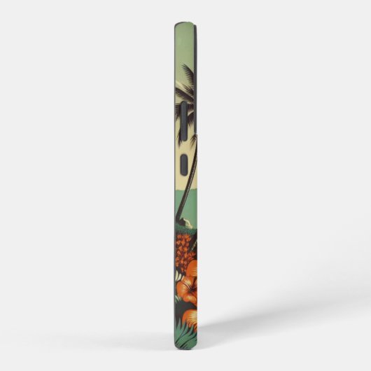 Vintag Hawaii/Tropisch Samsung Galaxy Hülle (Rechte Seite)