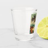 Vintag Hawaii/Tropisch Schnapsglas (Links)