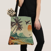 Vintag Hawaii/Tropisch Tasche (Von Nahem)