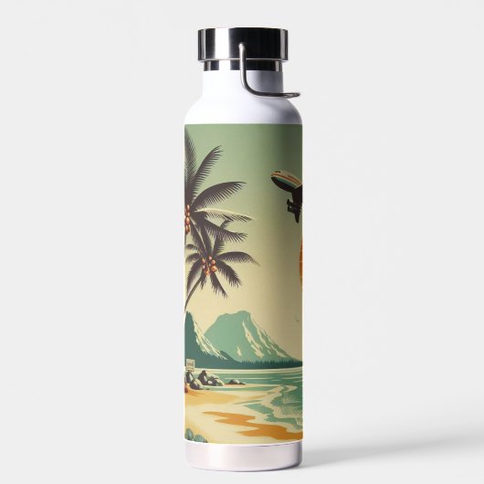 Vintag Hawaii/Tropisch Trinkflasche (Links)
