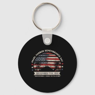 Vintag Hawaii Usa Flag T-Shirt, Pearl Harbor Schlüsselanhänger