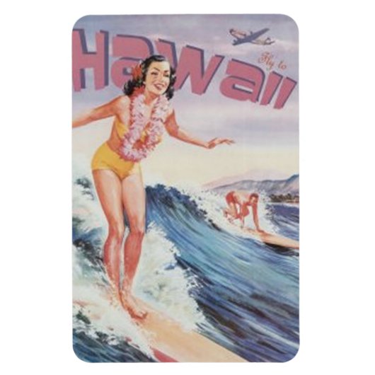 Vintag Hawaii, USA - Magnet (Vertikal)