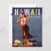 Vintag Hawaii, USA - Postkarte (Vorne/Hinten)
