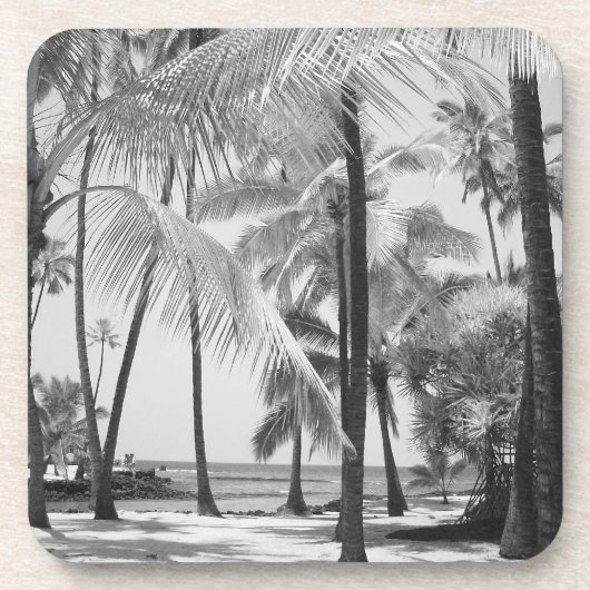 Vintag Hawaiian Paradise Cork Untersetzer (Vorderseite)