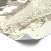 Vintag Hawaiian Travel - Hawaii Hula Dancer Poster (Ecke)