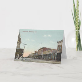 Vintag Healdsburg Kalifornien Karte