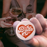 Vintag Heart Birde Tribe Abzeichen Button<br><div class="desc">Vintages Heart Birde's Maid Abzeichen Button Vintag Bride zu Bride's Maid BrideTribe</div>